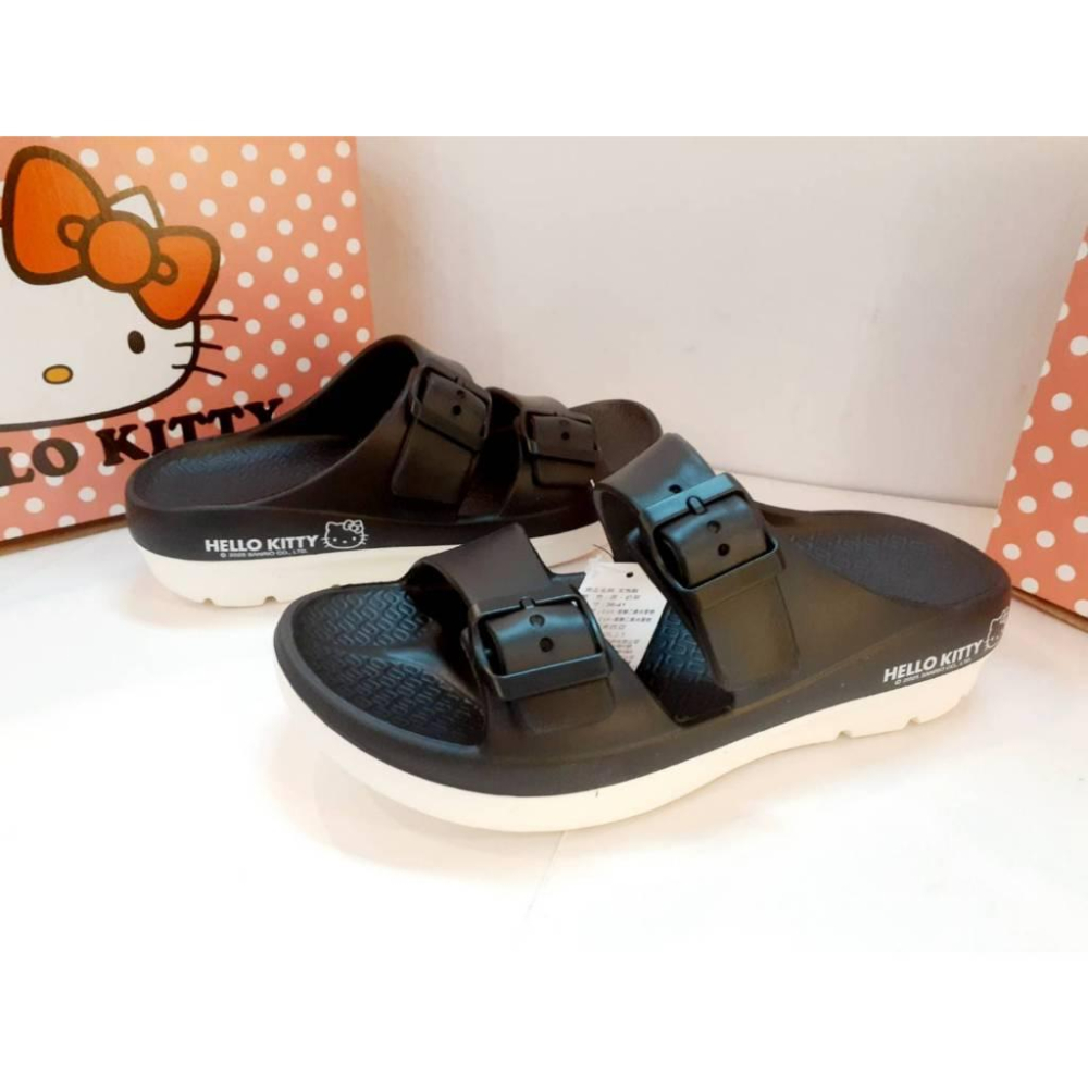 [kikishoes]三麗鷗HELLO KITTY防水拖鞋兩桿KITTY防水拖鞋免運-細節圖2