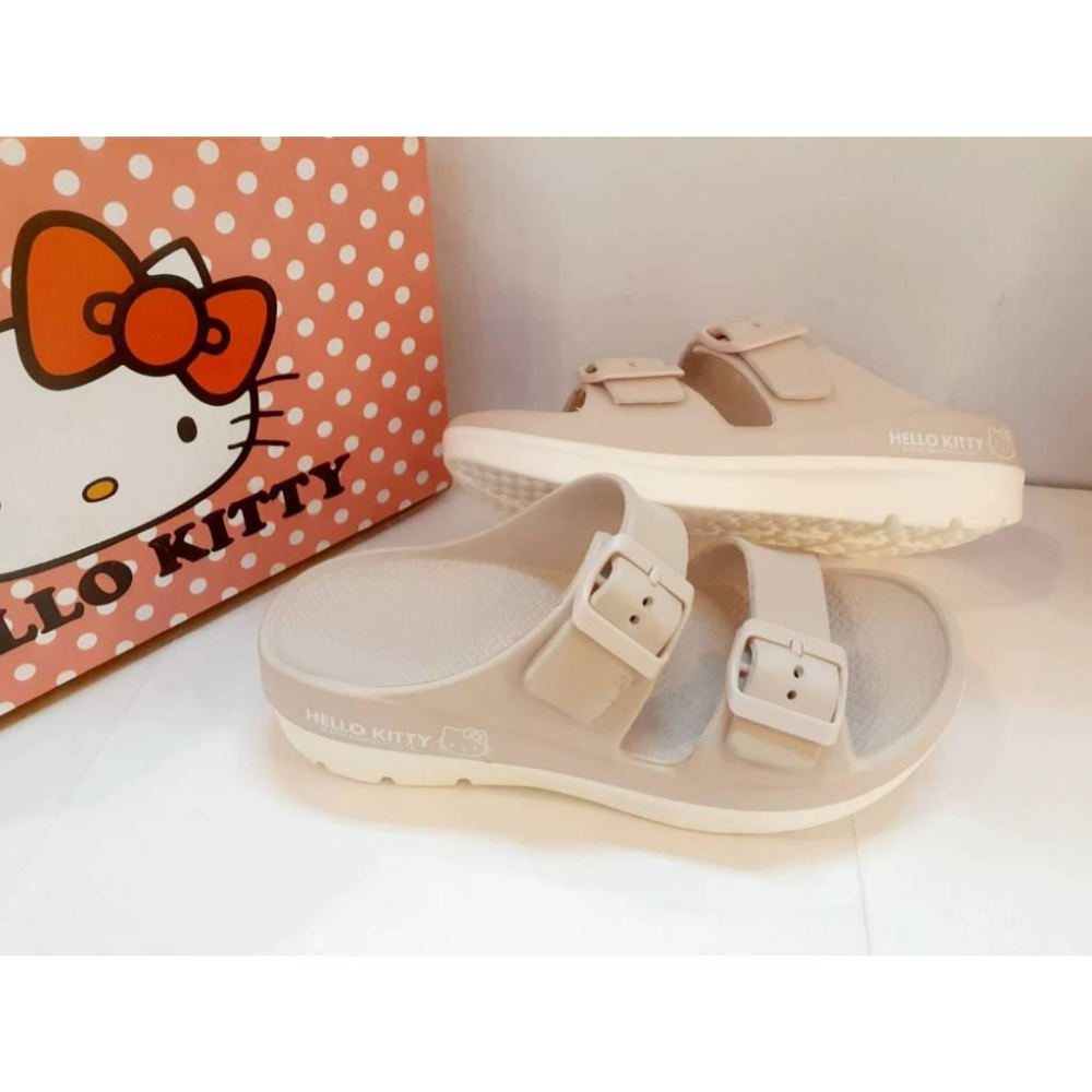 [kikishoes]三麗鷗HELLO KITTY防水拖鞋兩桿KITTY防水拖鞋免運-細節圖4