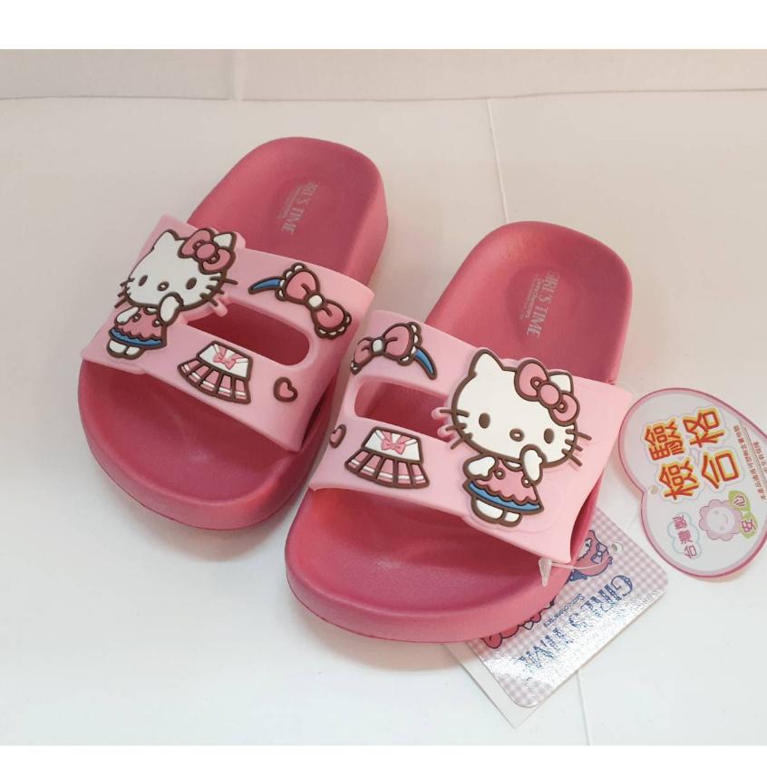［kikishoes]Kitty拖鞋 女童輕量防水止滑拖鞋台灣製造免運活動-細節圖3