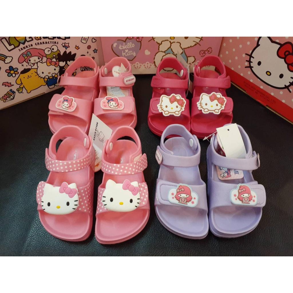 [kikishoes] 防水涼鞋桃色立體kitty防水免運活動15.16.17現貨-細節圖2