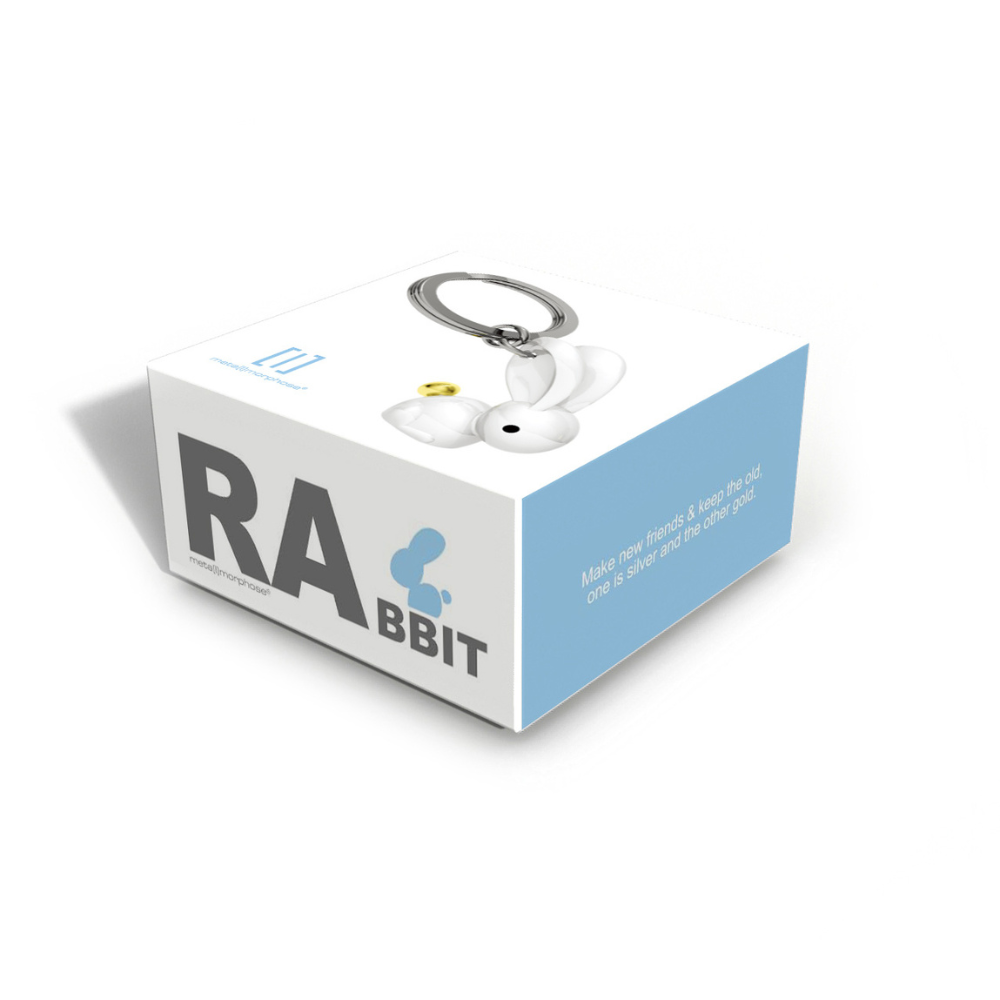 Metalmorphose/MTM 白兔鑰匙圈 比利時鑰匙圈 質感鑰匙圈 精品鑰匙圈-細節圖2