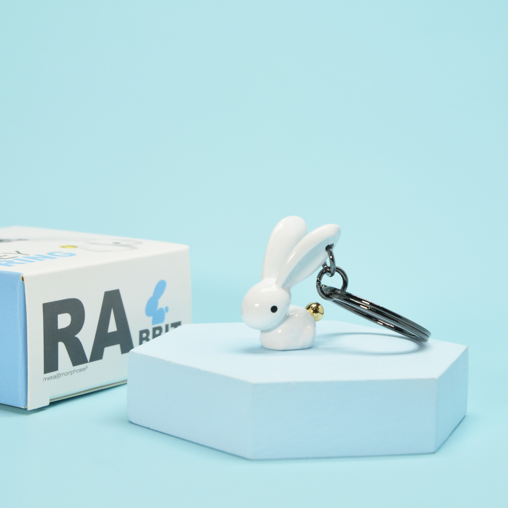 Metalmorphose/MTM 白兔鑰匙圈 比利時鑰匙圈 質感鑰匙圈 精品鑰匙圈-細節圖3