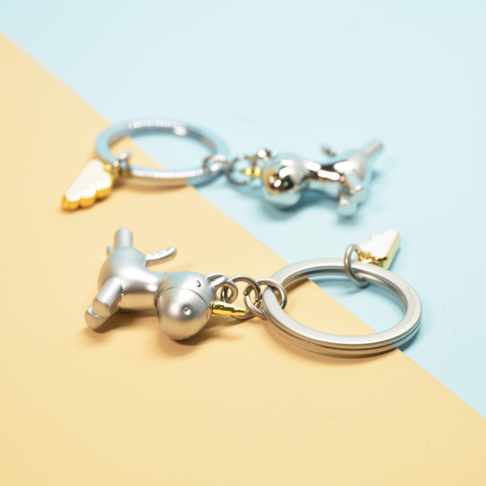 Metalmorphose/MTM 獨角獸鑰匙圈 比利時鑰匙圈 質感鑰匙圈 精品鑰匙圈-細節圖3