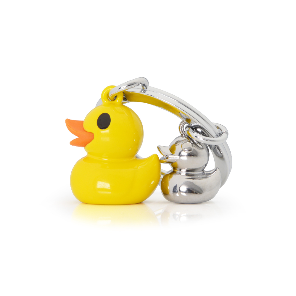 Metalmorphose/MTM 小黃鴨鑰匙圈 比利時鑰匙圈 質感鑰匙圈 精品鑰匙圈-細節圖4