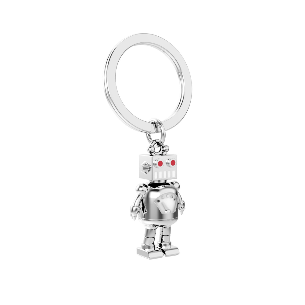 Metalmorphose/MTM 復古機器人鑰匙圈 比利時鑰匙圈 質感鑰匙圈 精品鑰匙圈-細節圖3