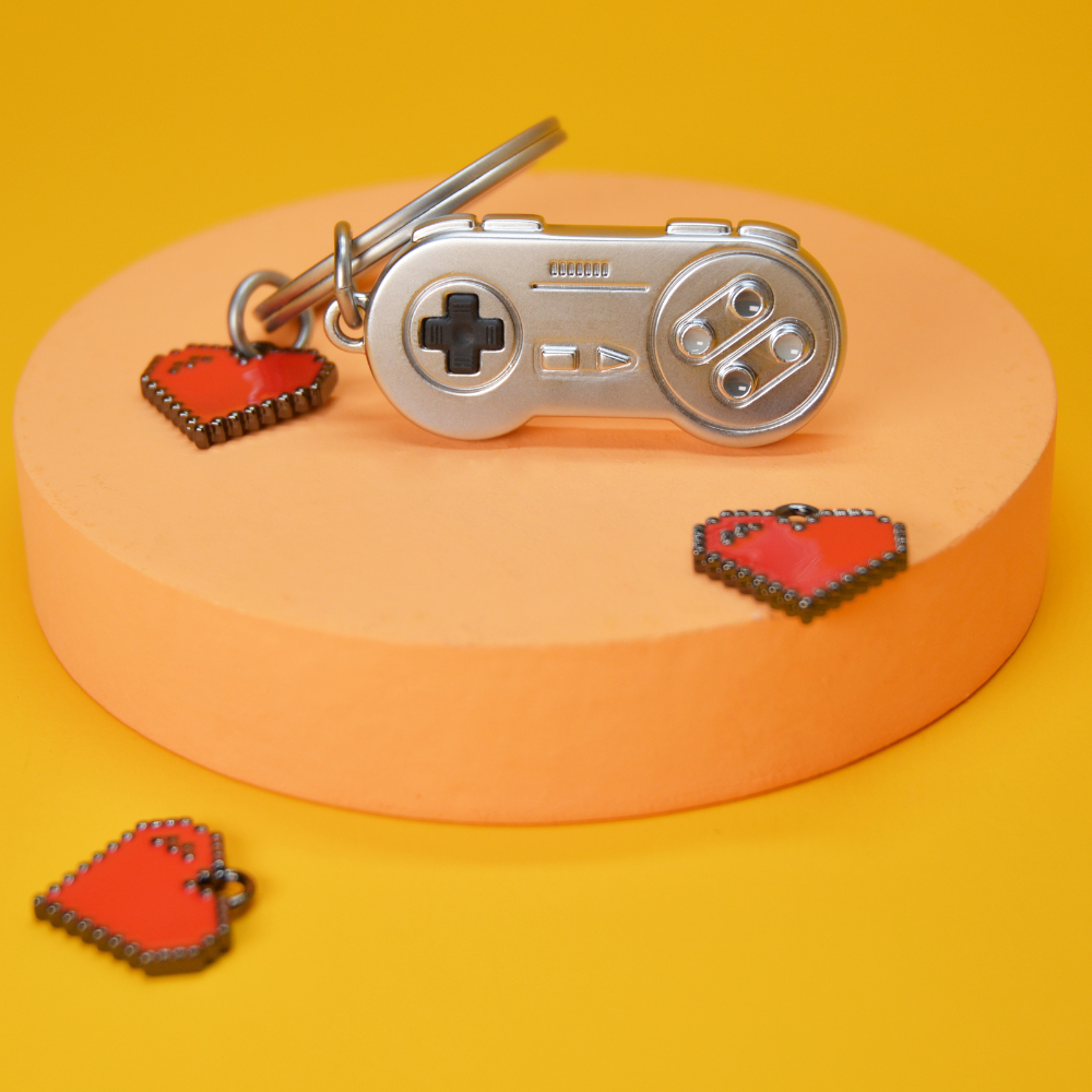 Metalmorphose/MTM 遊戲控制器鑰匙圈 比利時鑰匙圈 質感鑰匙圈 精品鑰匙圈-細節圖5