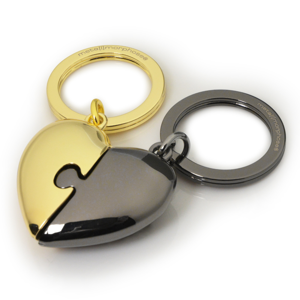 Metalmorphose/MTM 愛心拼圖鑰匙圈 比利時鑰匙圈 質感鑰匙圈 精品鑰匙圈-細節圖5