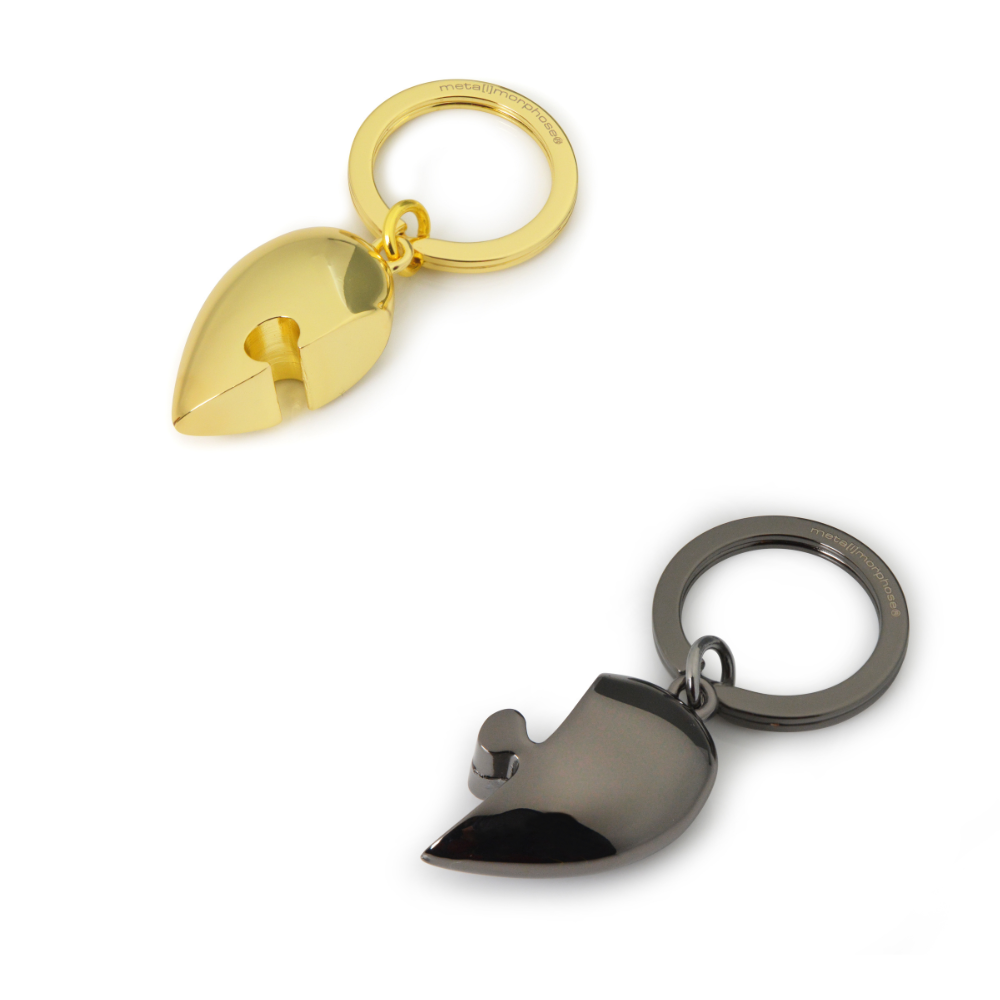 Metalmorphose/MTM 愛心拼圖鑰匙圈 比利時鑰匙圈 質感鑰匙圈 精品鑰匙圈-細節圖6