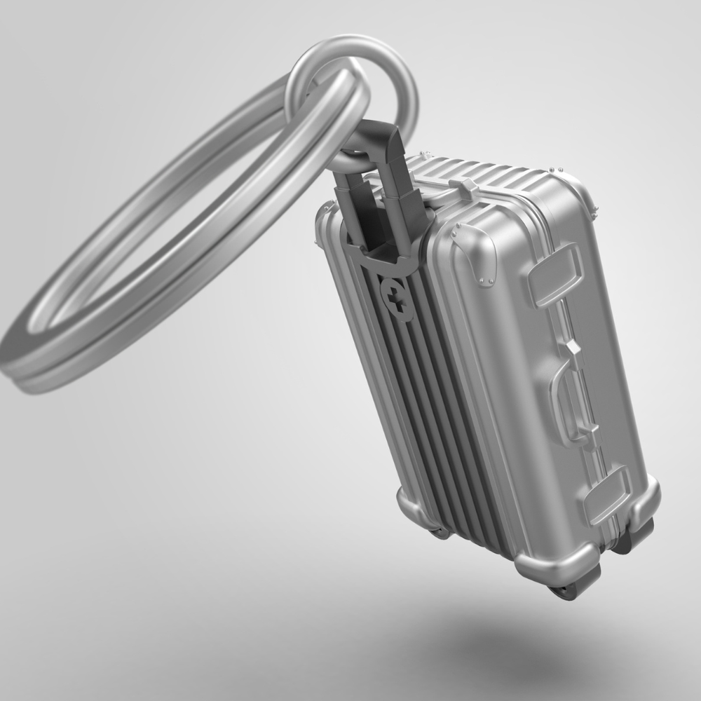 Metalmorphose/MTM 旅行箱鑰匙圈 比利時鑰匙圈 質感鑰匙圈 精品鑰匙圈-細節圖2