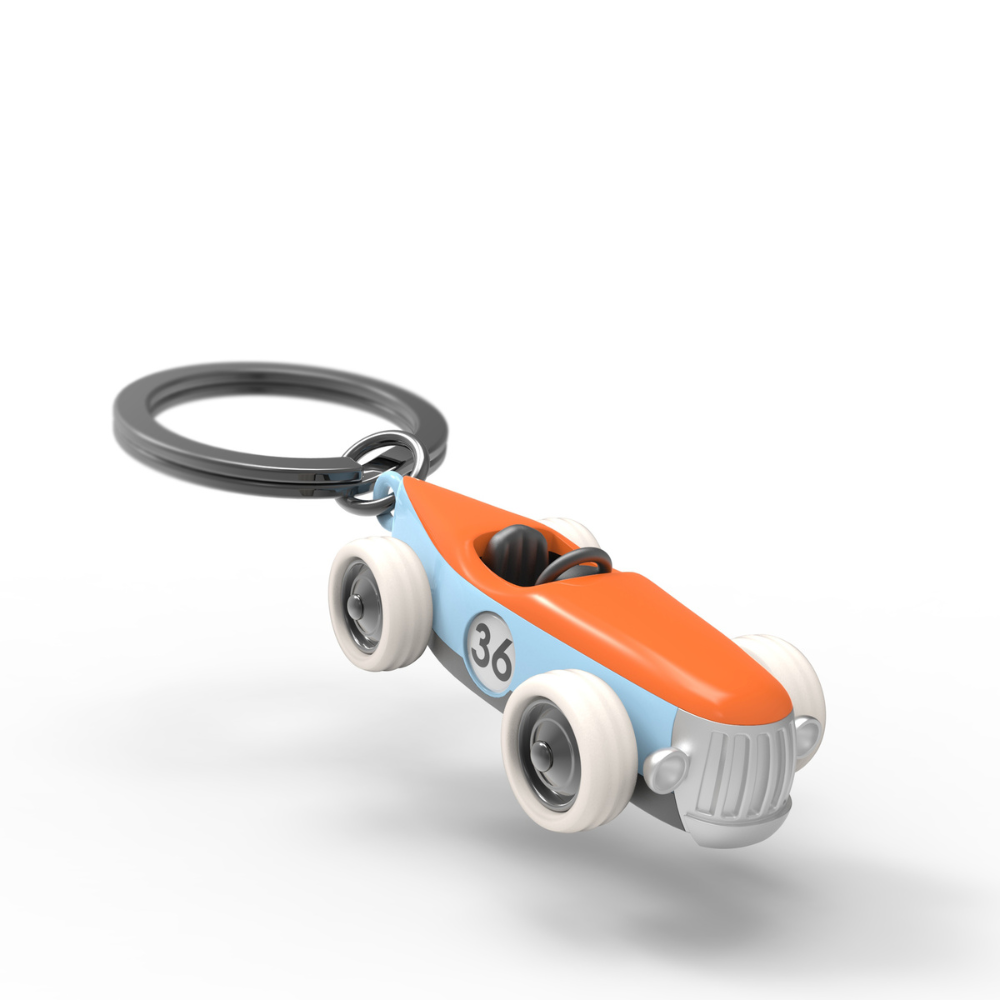 Metalmorphose/MTM 懷舊賽車鑰匙圈 比利時鑰匙圈 質感鑰匙圈 精品鑰匙圈-細節圖3