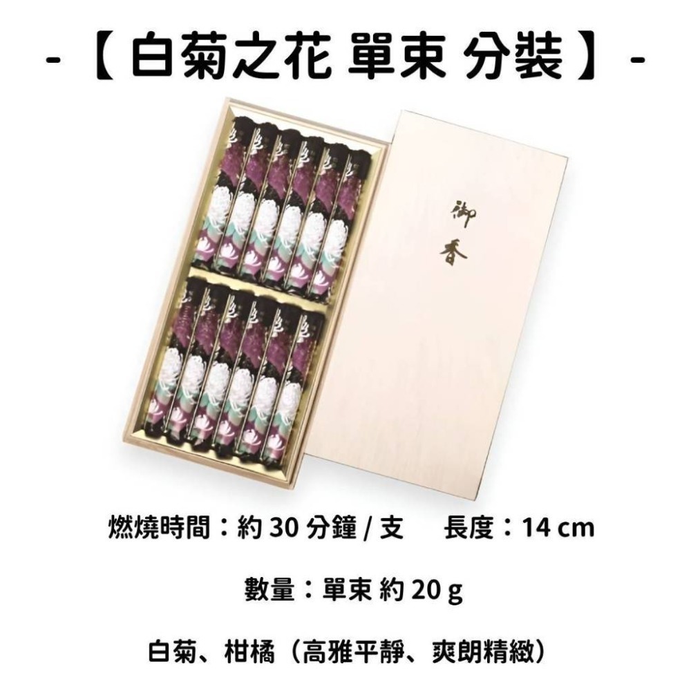 【白菊之花】單束 分裝