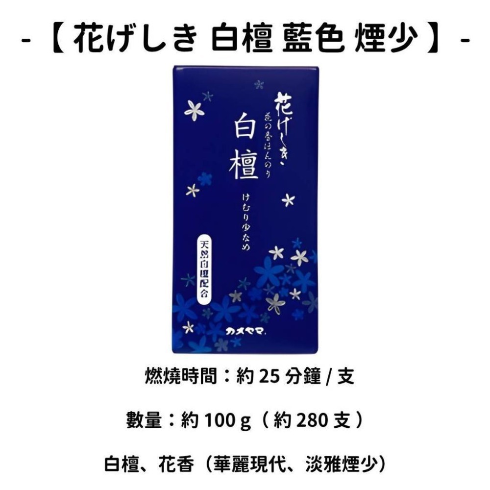 【花げしき】白檀・藍色・煙少