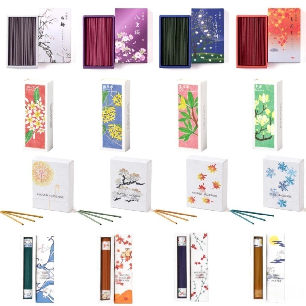 ✨香彩堂✨現貨 線香 檀香 薰香 沉香 白檀 臥香 老山檀香 檜木 日本線香 微煙線香 天然線香 手工線香 京都線香-細節圖2