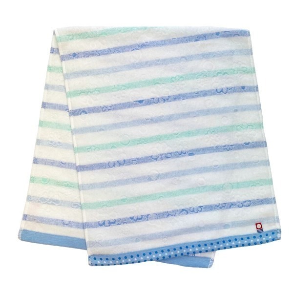 【藍色】浴巾 60 × 120 cm