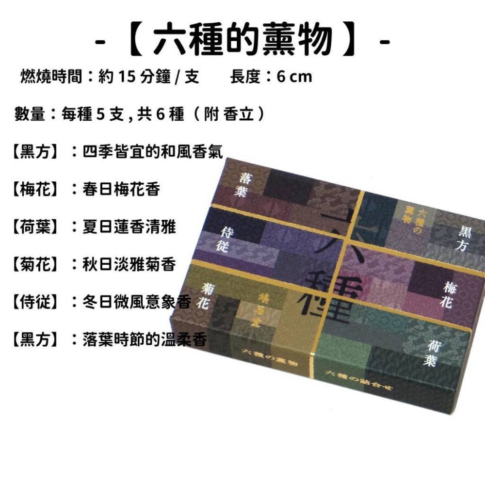 【六種的薰物】