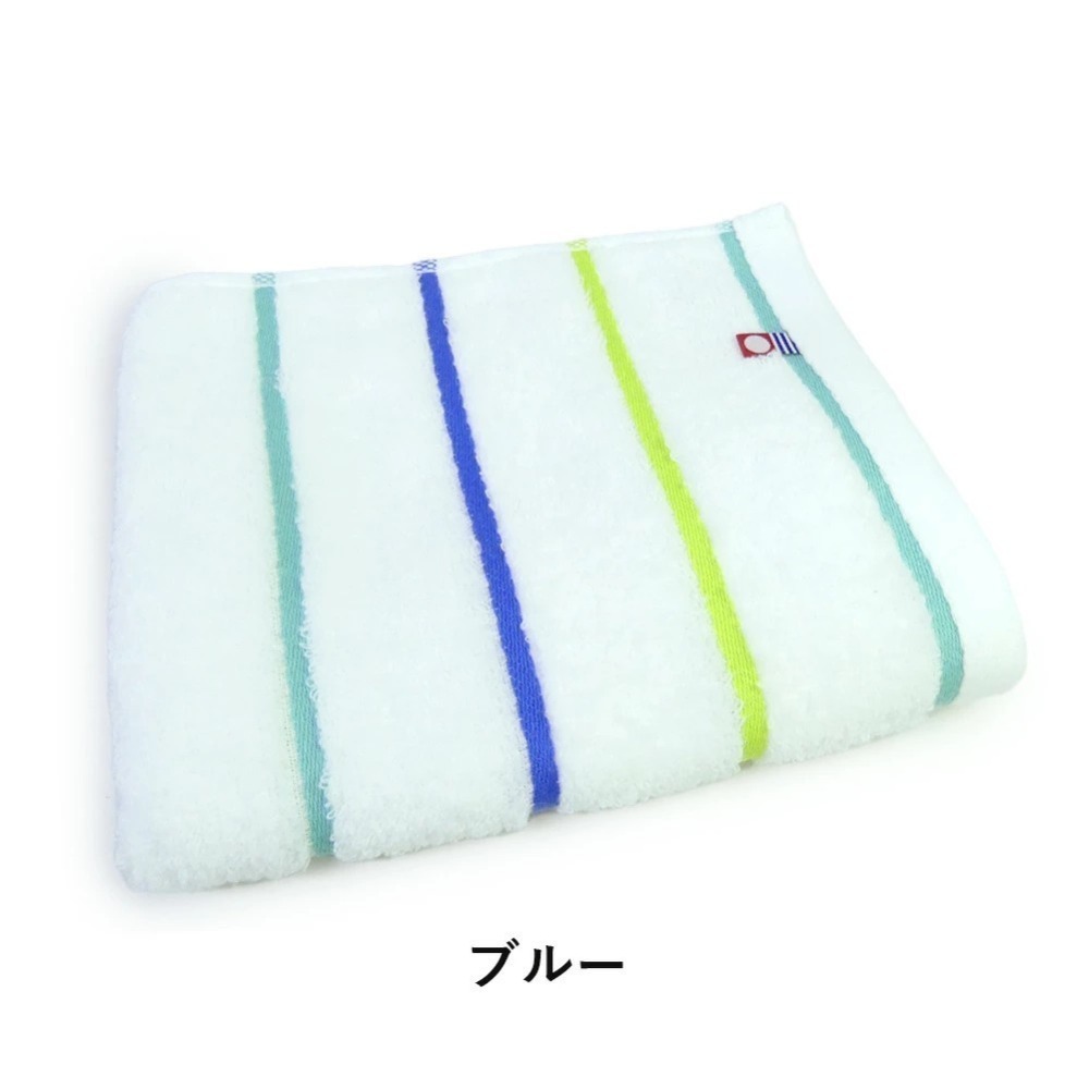 【藍色】毛巾 34 × 80 cm