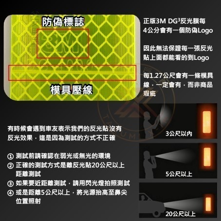 【昕展】 3M 鑽石級 DG3 車門 反光貼 OPEN 車門反光貼 反光 貼片 道路工程等級 CRV HRV FI-細節圖8