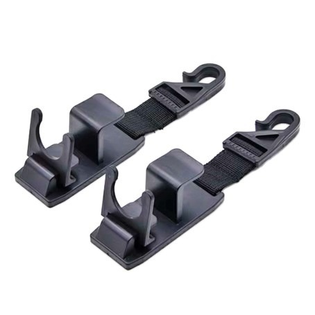 【昕展】台灣現貨 汽用 頭枕 掛鉤 免拆 頭枕 快速安裝 頭枕掛勾 寶特瓶掛勾 布帶掛鉤 收納 置物 汽車 百貨-細節圖2