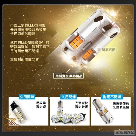 【昕展】 HRV3 適用 爆亮 LED 方向燈 T20 配件 HRV CRV5 CRV5.5 FIT4-細節圖3