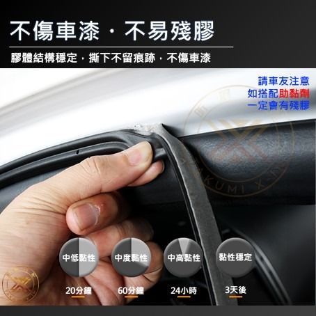 V【昕展】 四門 全車 靜音膠條 EPDM 雙層 B型 CRV HRV FIT CRV5 CRV6 靜音 改裝配件-細節圖6