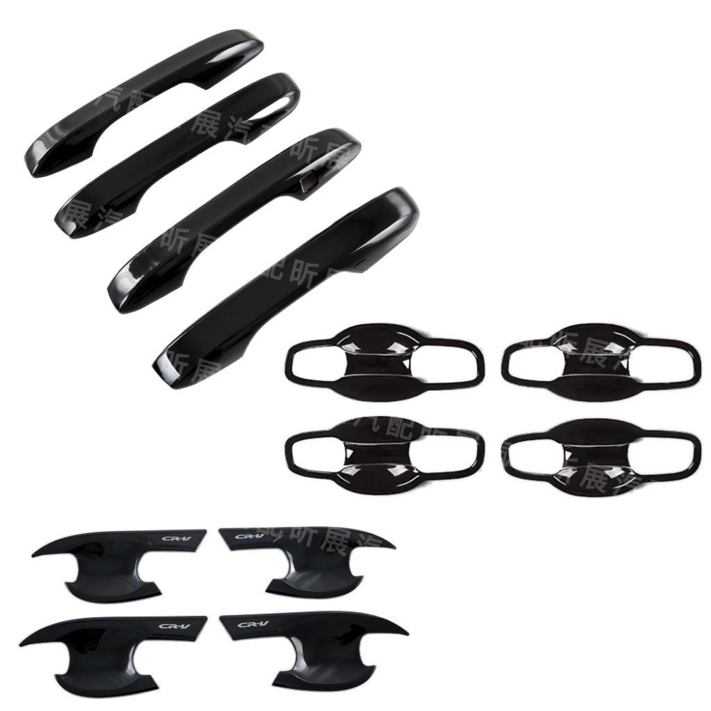 【昕展】CRV6 專用 ABS 拉手 門碗 飾框 飾條 碳纖紋 卡夢 黑武士 亮黑 黑化 CRV 周邊 配件 2025-細節圖2