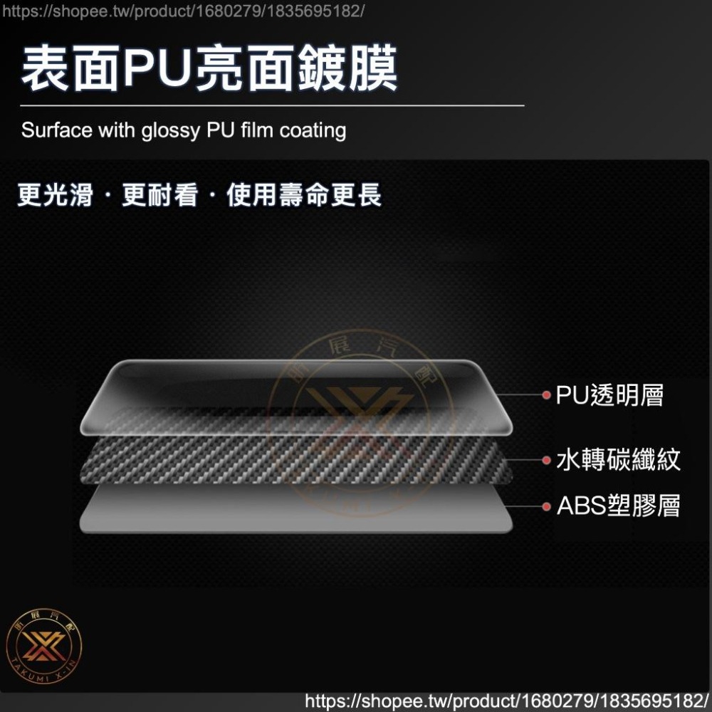 【昕展】CRV6 專用 ABS 拉手 門碗 飾框 飾條 碳纖紋 卡夢 黑武士 亮黑 黑化 CRV 周邊 配件 2025-細節圖4