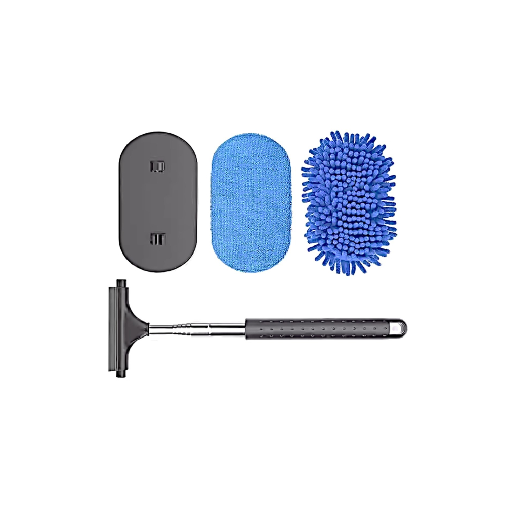 【昕展】台灣現貨 汽車 前擋玻璃 伸縮柄 清潔刷 除塵 刮水 清洗 後視鏡 清潔 保養 清潔 洗車 汽車百貨-細節圖2