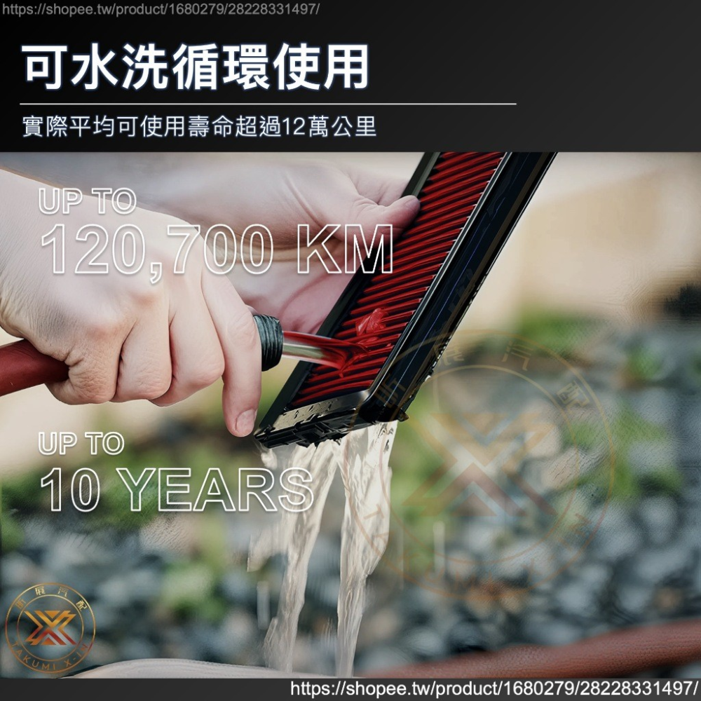 【昕展】 CRV6 CRV5 專用 高流量 可水洗 濾網 冷氣 空調 引擎 發動機 空濾 環保 耗材 周邊 配件-細節圖4