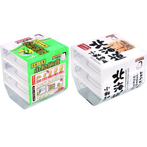 《冷凍》日本三重縣 納豆/盒(四付綠納豆、北海道小粒納豆)【現貨 附發票】