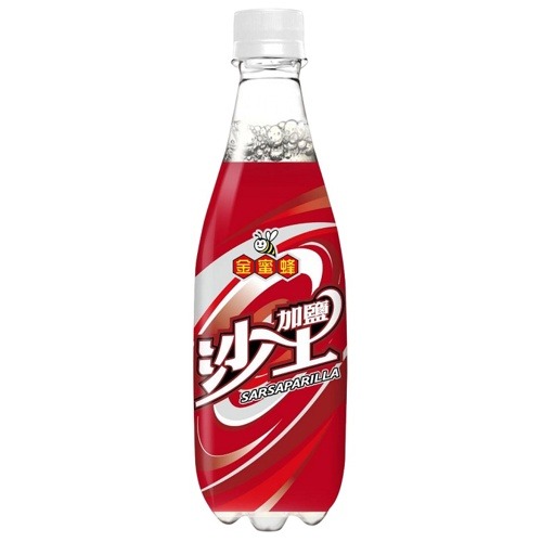 金蜜蜂  冰淇淋汽水/加鹽沙士/橘子汽水/葡萄汽水(500ml/罐)【超取上限8瓶】【現貨 附發票】-加鹽沙士