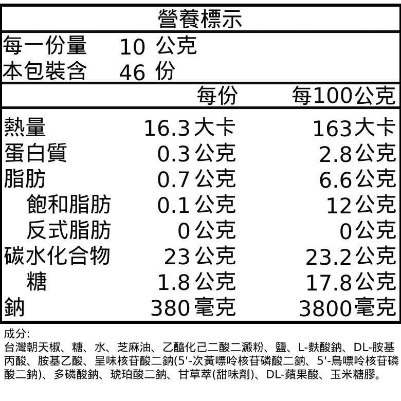 龍宏 珍珠醬 (460g/瓶)【現貨 附發票】-細節圖2