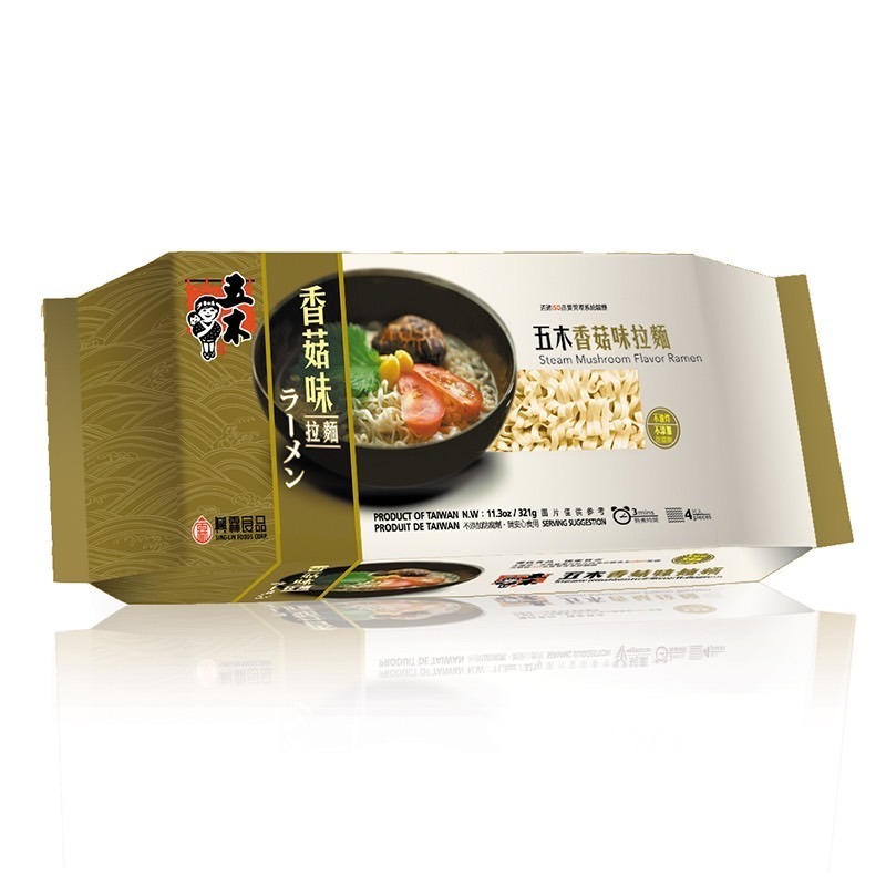 五木 拉麵 (牛肉味拉麵/肉燥味拉麵/香菇味拉麵/海鮮味拉麵 )321g  【現貨 附發票】-規格圖3