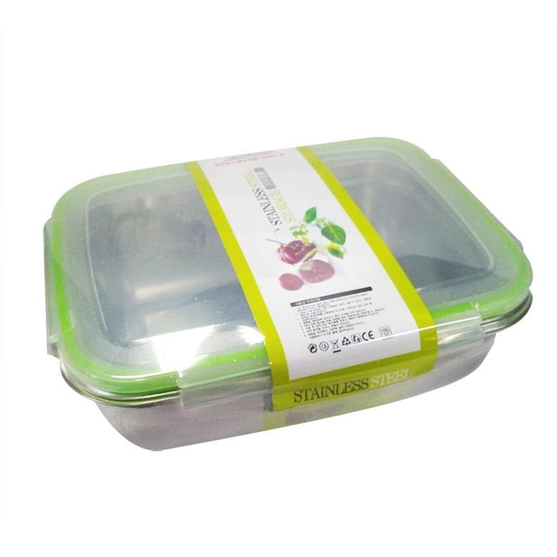 304不鏽鋼保鮮盒 1800ml/2800ml/方形1200ml 【現貨 附發票】-細節圖2