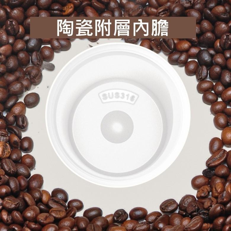 316不鏽鋼陶瓷塗層雙飲杯530ml(黑色/白色/紅色)【現貨 附發票】-細節圖3