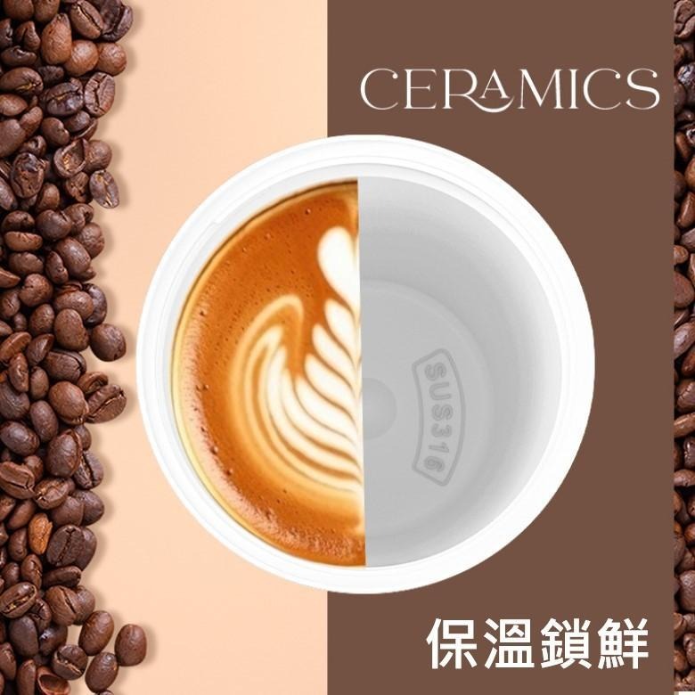 316不鏽鋼陶瓷塗層雙飲杯530ml(黑色/白色/紅色)【現貨 附發票】-細節圖4