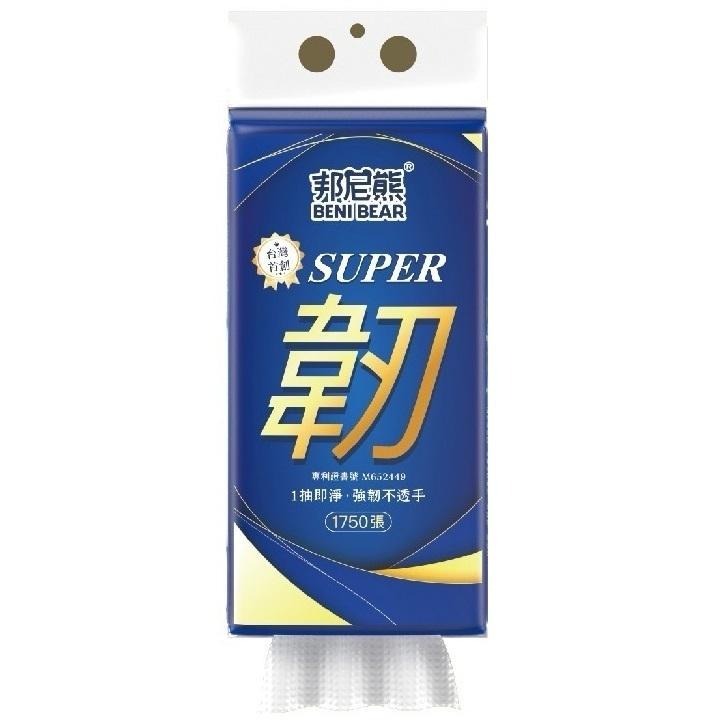 【免運】邦尼熊 五層提掛式底部抽 衛生紙 (韌350抽) 12包/箱【現貨 附發票】-細節圖2
