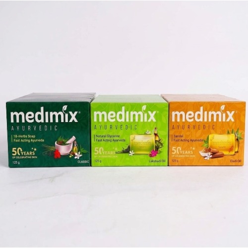 《Medimix》草本美膚皂 寶貝/溫和/檀香(125gX5入/組)【現貨 附發票】