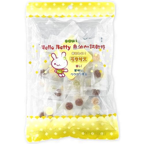 Hello Betty 益生菌軟糖/魚油加鈣軟糖/葉黃素軟糖(110g-120g/包)【現貨 附發票】-細節圖2