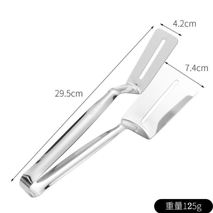 304不鏽鋼煎鏟夾 (長柄單孔款)【現貨 附發票】-細節圖7