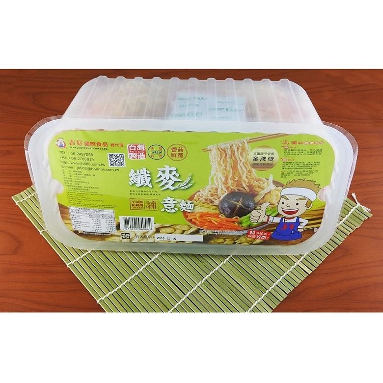 《吉好》纖麥意麵-香菇鮮蔬(360g/6入盒裝)【超取上限4盒】【現貨】-細節圖2