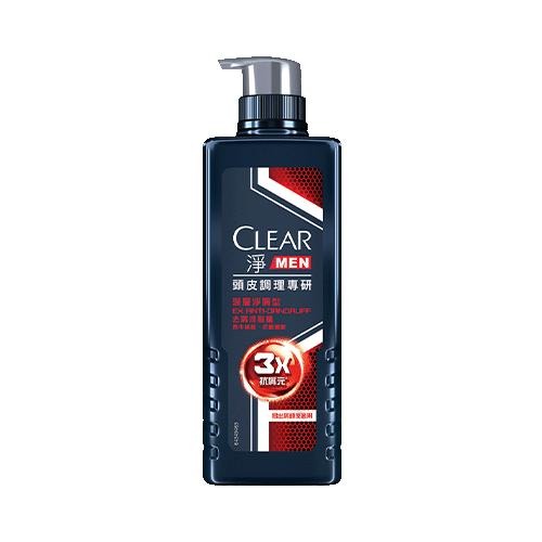 CLEAR淨 男士頭皮調理專研去屑洗髮精  570g (深層淨屑型/控油調理型/冰涼酷爽型) 【現貨 附發票】-細節圖2