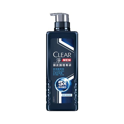 CLEAR淨 男士頭皮調理專研去屑洗髮精  570g (深層淨屑型/控油調理型/冰涼酷爽型) 【現貨 附發票】-細節圖4