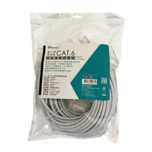 infotec CAT6 RJ45 高速網路線(2/3/5/10/15/20/30米) 【現貨 附發票】-細節圖6