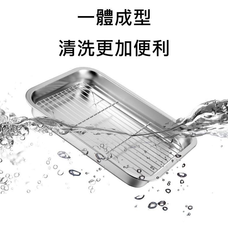 不鏽鋼瀝油網盤組(32x22cm)【現貨 附發票】-細節圖5