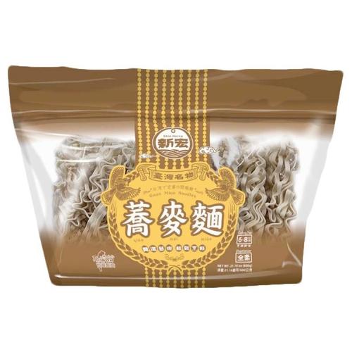 新宏 蕎麥麵/蕎麥關廟麵/蕎麥麵線 (360g-600g/袋)【現貨 附發票】-細節圖2