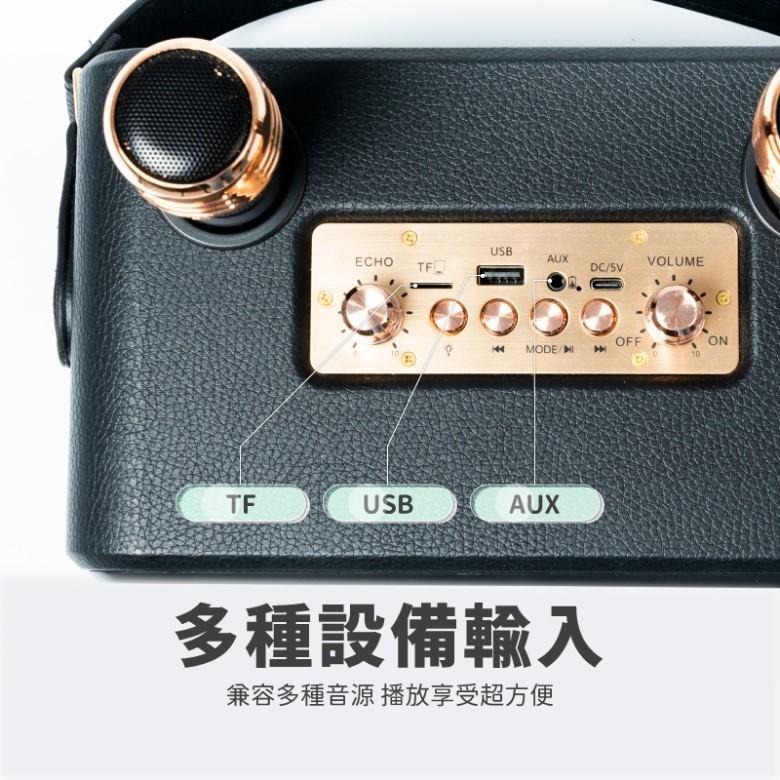 【免運】山水 百變小歌姬無線行動KTV  SKTV-K33 (綠/黑)【現貨 附發票】-細節圖7