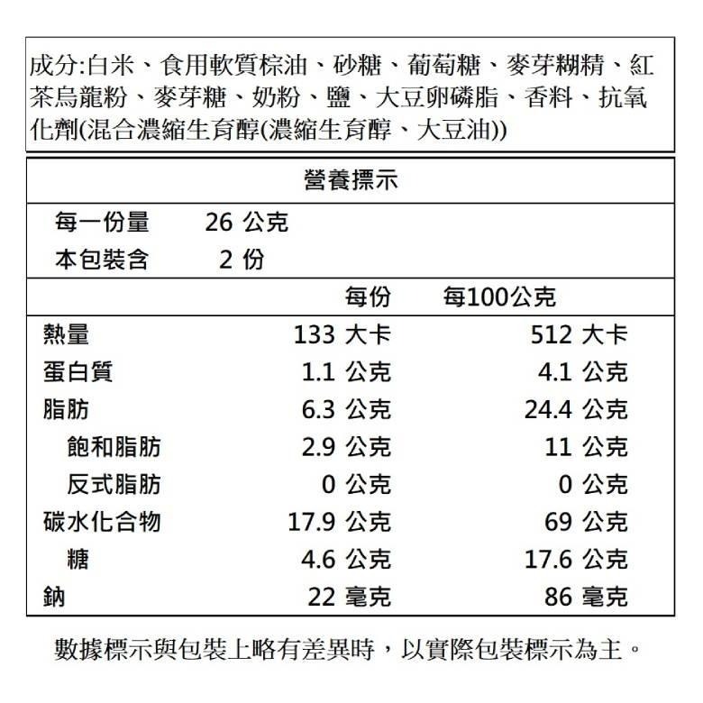 米乖乖系列52g (木虌果哈蜜瓜風味/夏雪芒果風味/紅烏龍茶風味)【現貨 附發票】-細節圖2