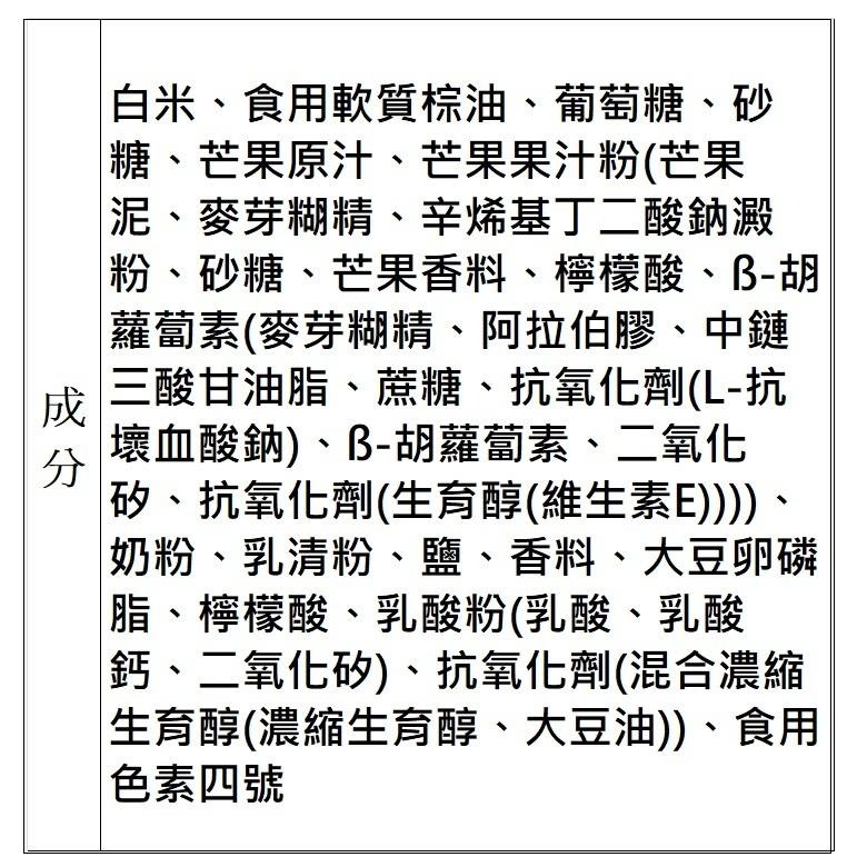 米乖乖系列52g (木虌果哈蜜瓜風味/夏雪芒果風味/紅烏龍茶風味)【現貨 附發票】-細節圖3