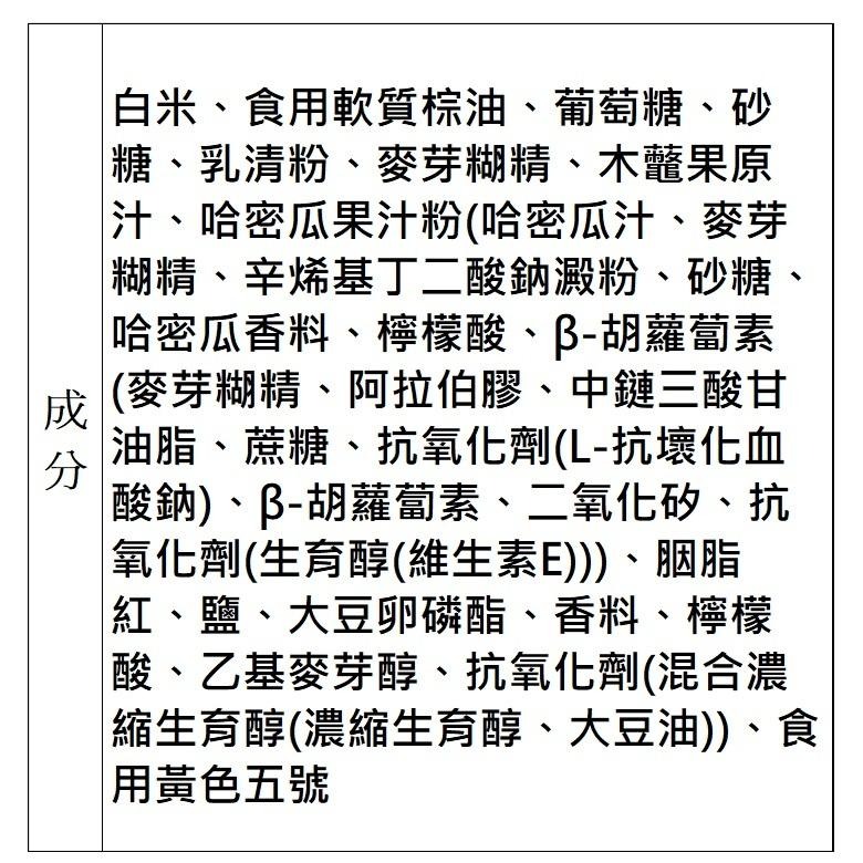 米乖乖系列52g (木虌果哈蜜瓜風味/夏雪芒果風味/紅烏龍茶風味)【現貨 附發票】-細節圖5