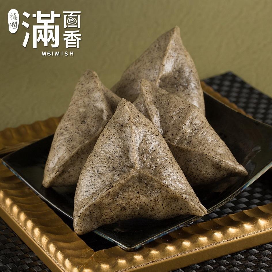 《冷凍》滿面香 沖繩黑糖饅頭/麻糬芝麻銀三角/梅乾菜肉包/滿趣小樂桃(400g-450g/包)【現貨 附發票】-細節圖2